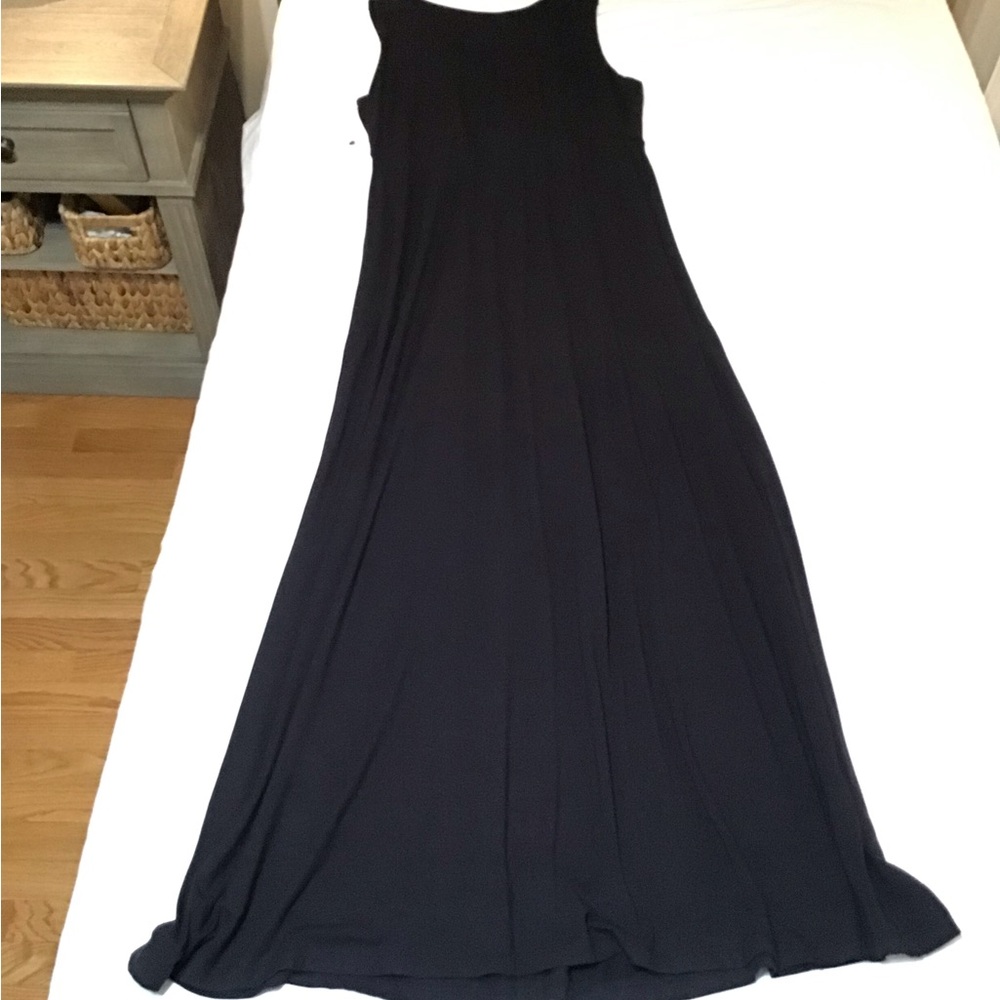 Talbots Elegant Black Maxi Dress, NWOT